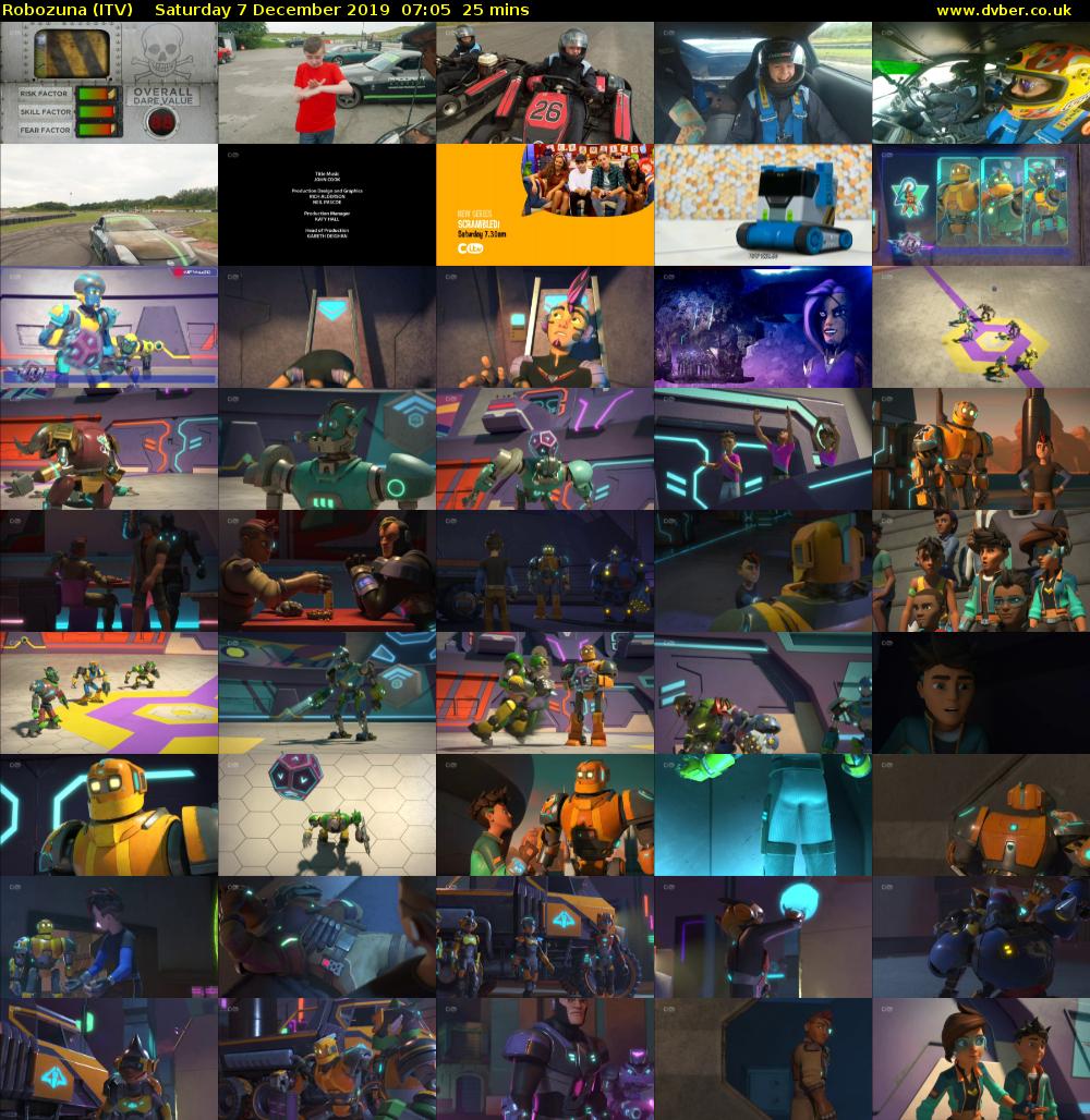 Robozuna (ITV) Saturday 7 December 2019 07:05 - 07:30