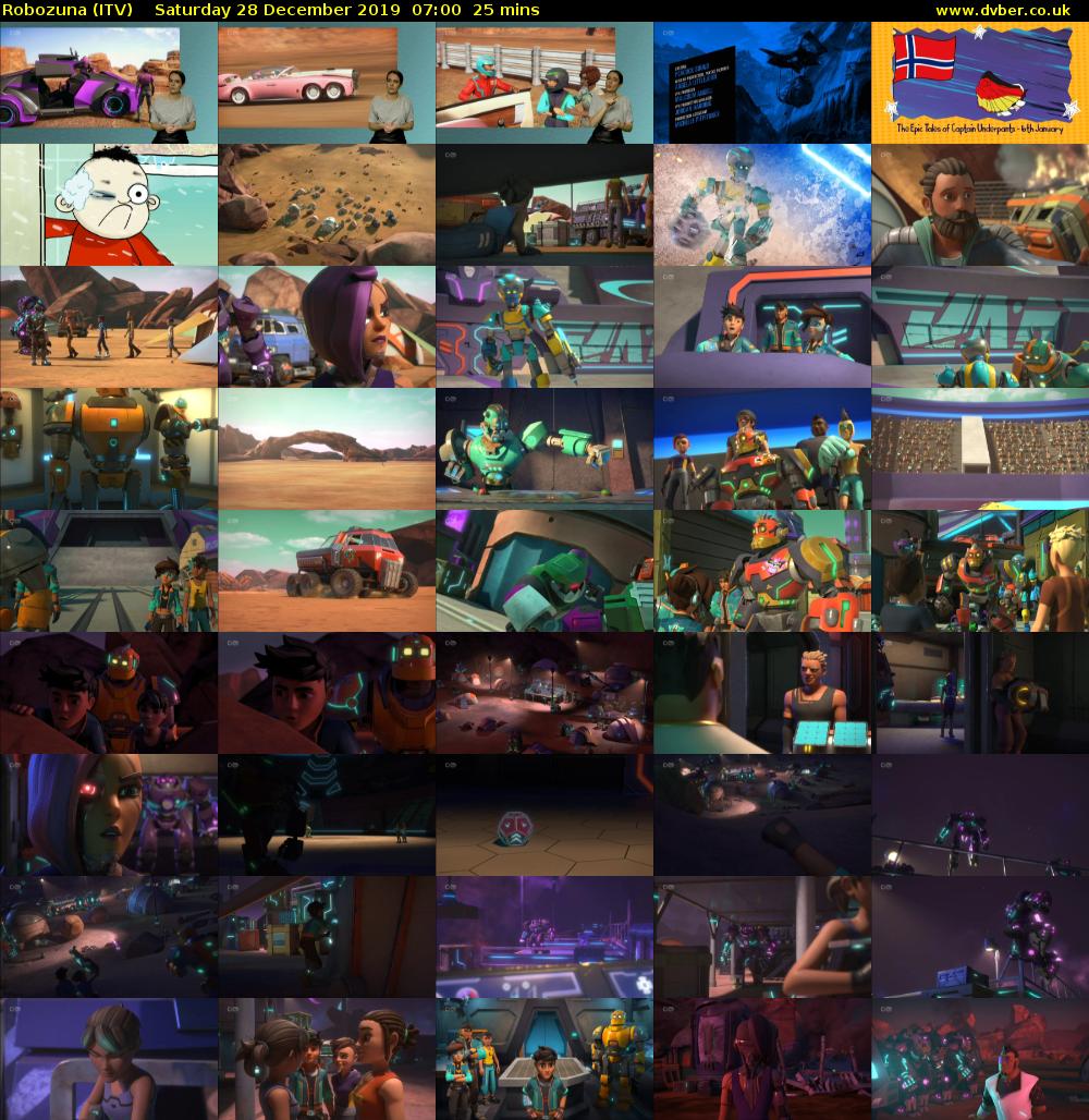 Robozuna (ITV) Saturday 28 December 2019 07:00 - 07:25