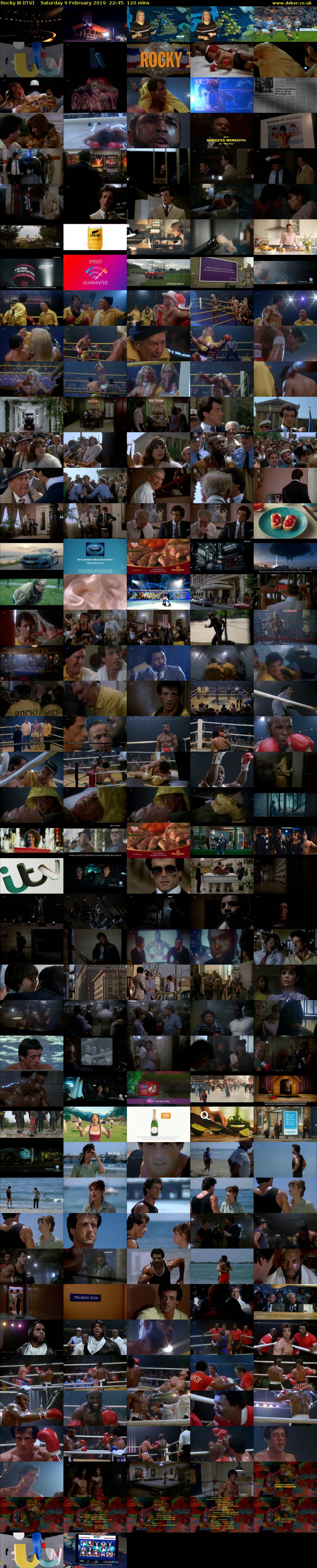Rocky III (ITV) Saturday 9 February 2019 22:45 - 00:45