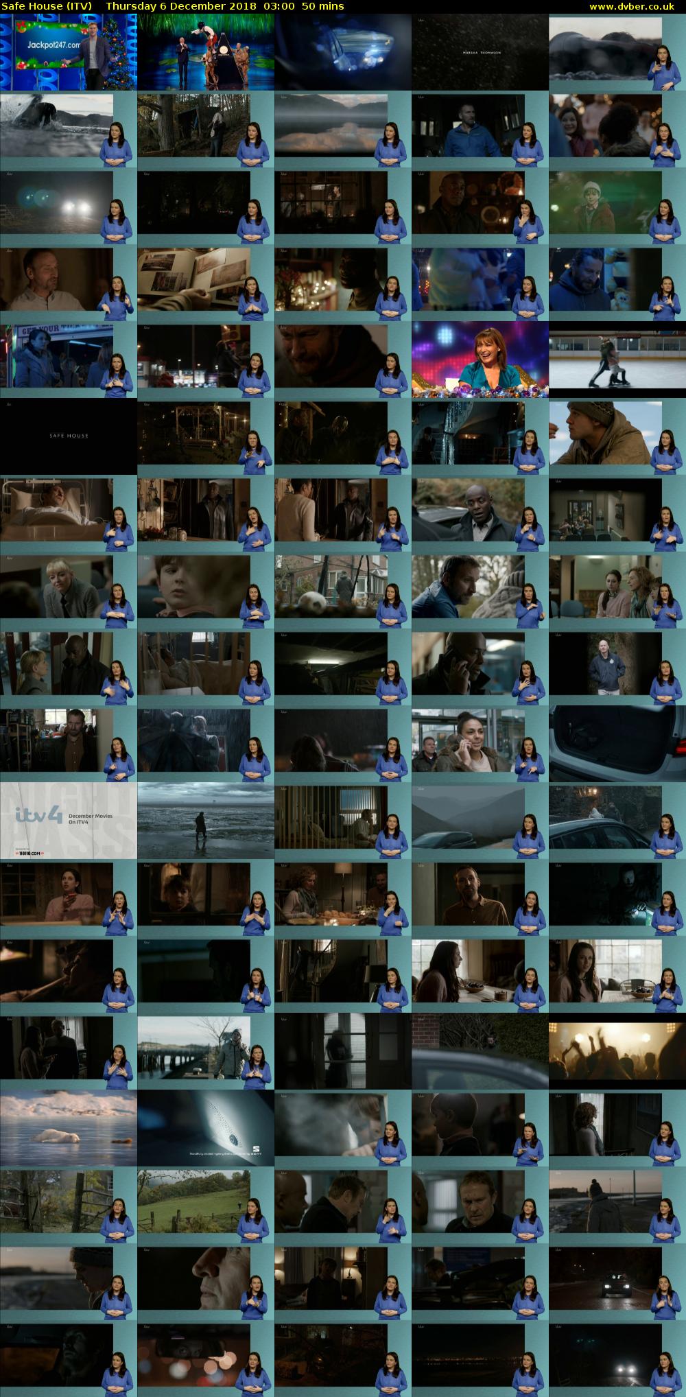 Safe House (ITV) Thursday 6 December 2018 03:00 - 03:50