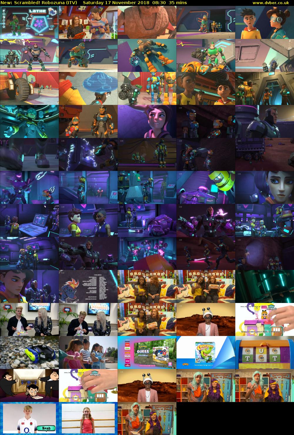Scrambled! Robozuna (ITV) Saturday 17 November 2018 08:30 - 09:05