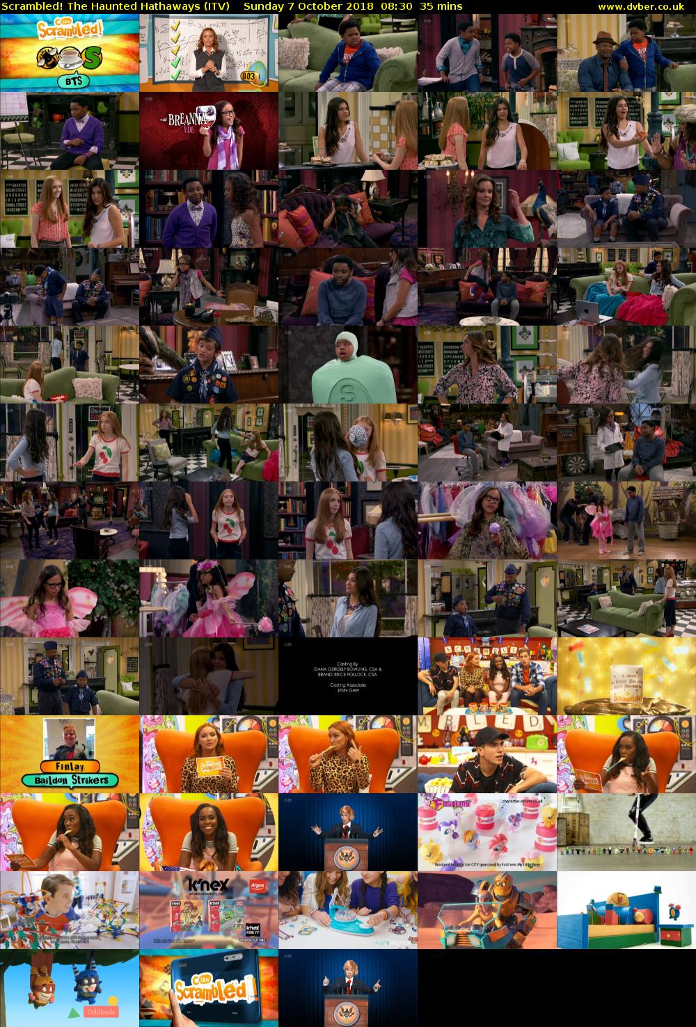 Scrambled! The Haunted Hathaways (ITV) Sunday 7 October 2018 08:30 - 09:05
