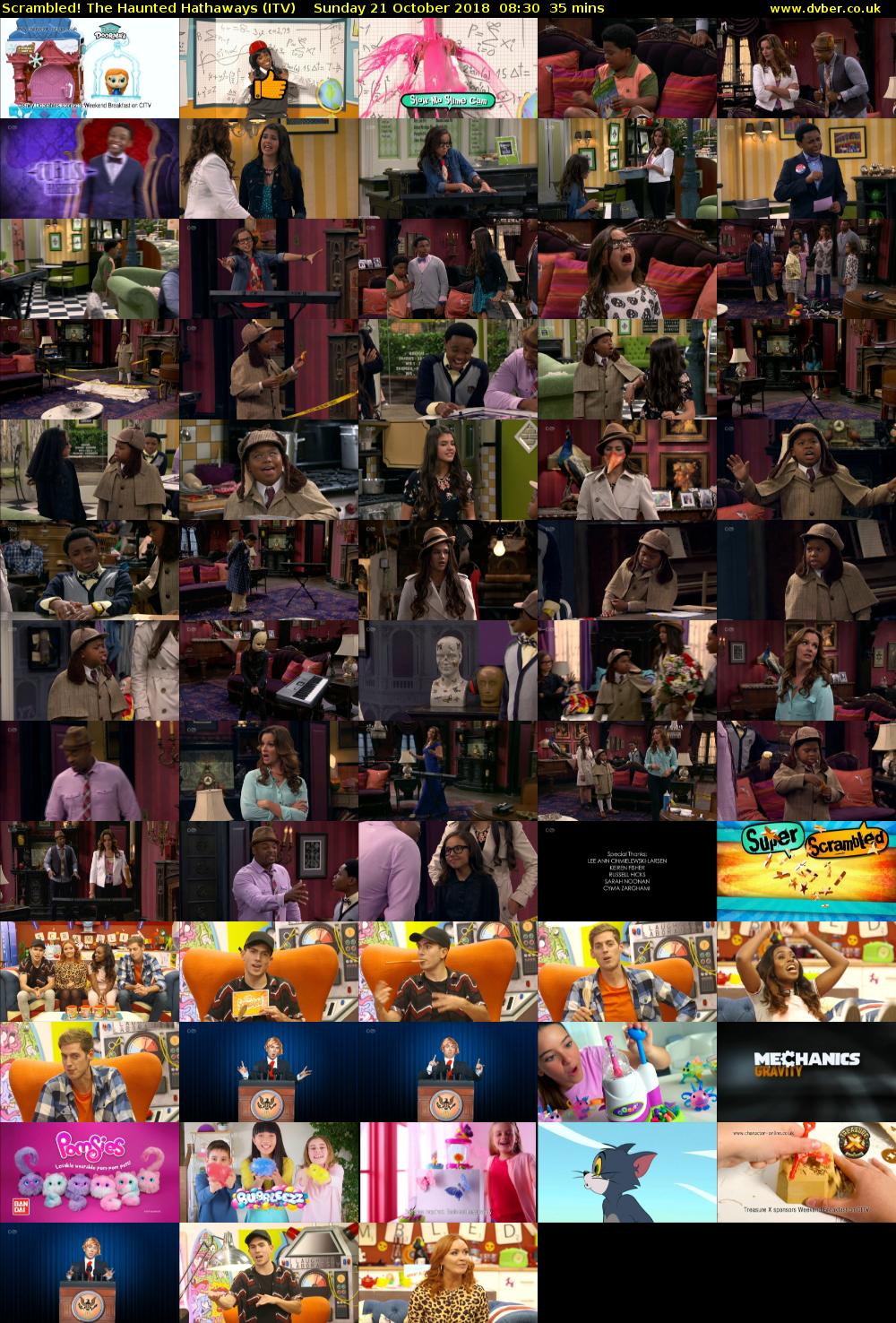 Scrambled! The Haunted Hathaways (ITV) Sunday 21 October 2018 08:30 - 09:05