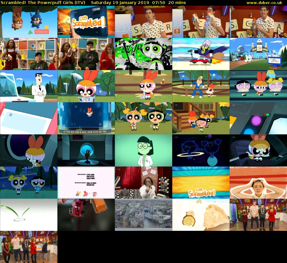 Scrambled! The Powerpuff Girls (ITV) Saturday 19 January 2019 07:50 - 08:10