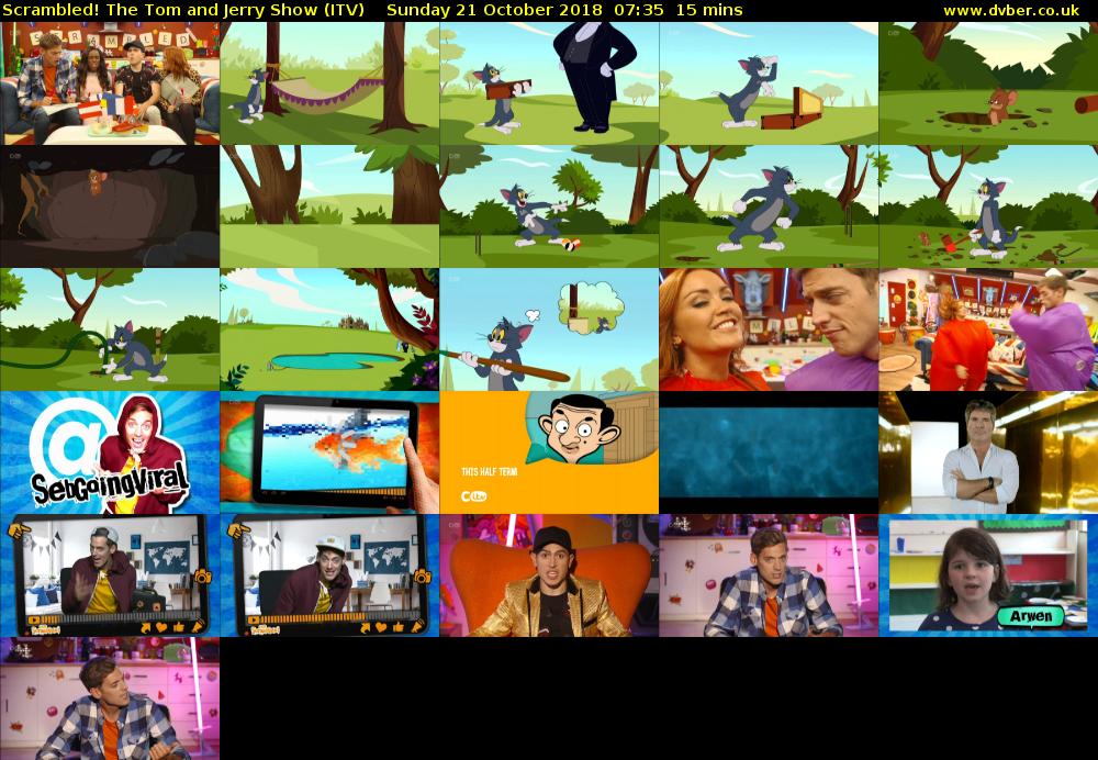 Scrambled! The Tom and Jerry Show (ITV) Sunday 21 October 2018 07:35 - 07:50