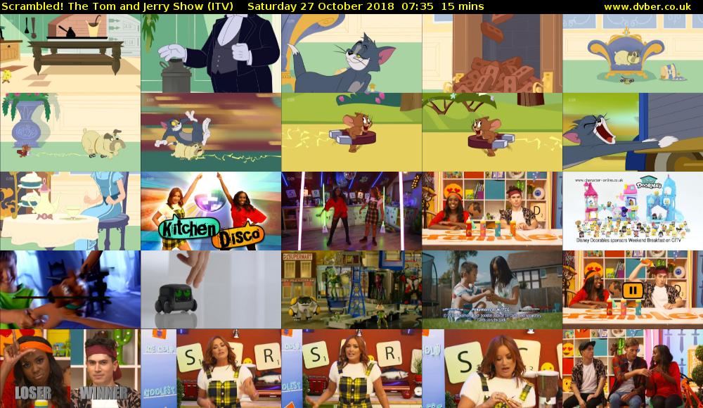 Scrambled! The Tom and Jerry Show (ITV) Saturday 27 October 2018 07:35 - 07:50