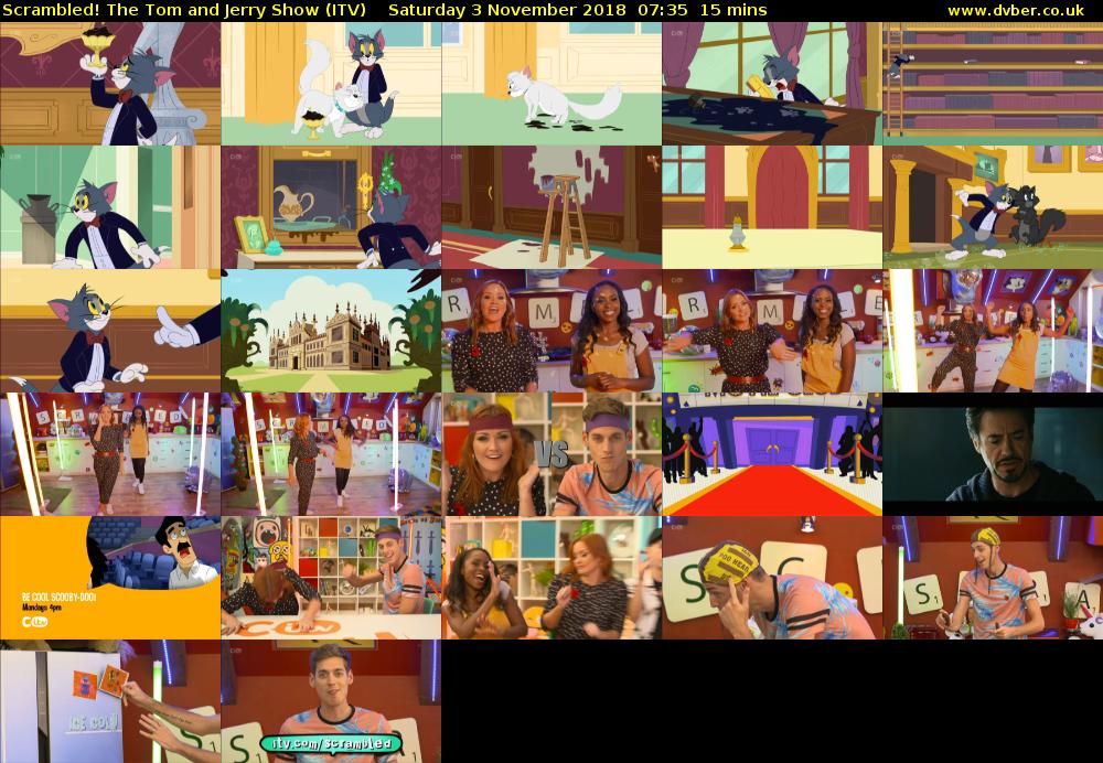 Scrambled! The Tom and Jerry Show (ITV) Saturday 3 November 2018 07:35 - 07:50
