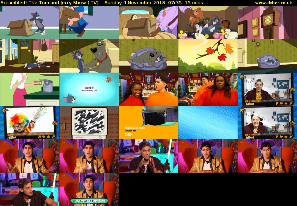 Scrambled! The Tom and Jerry Show (ITV) Sunday 4 November 2018 07:35 - 07:50