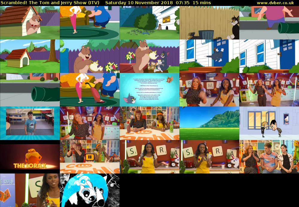 Scrambled! The Tom and Jerry Show (ITV) Saturday 10 November 2018 07:35 - 07:50