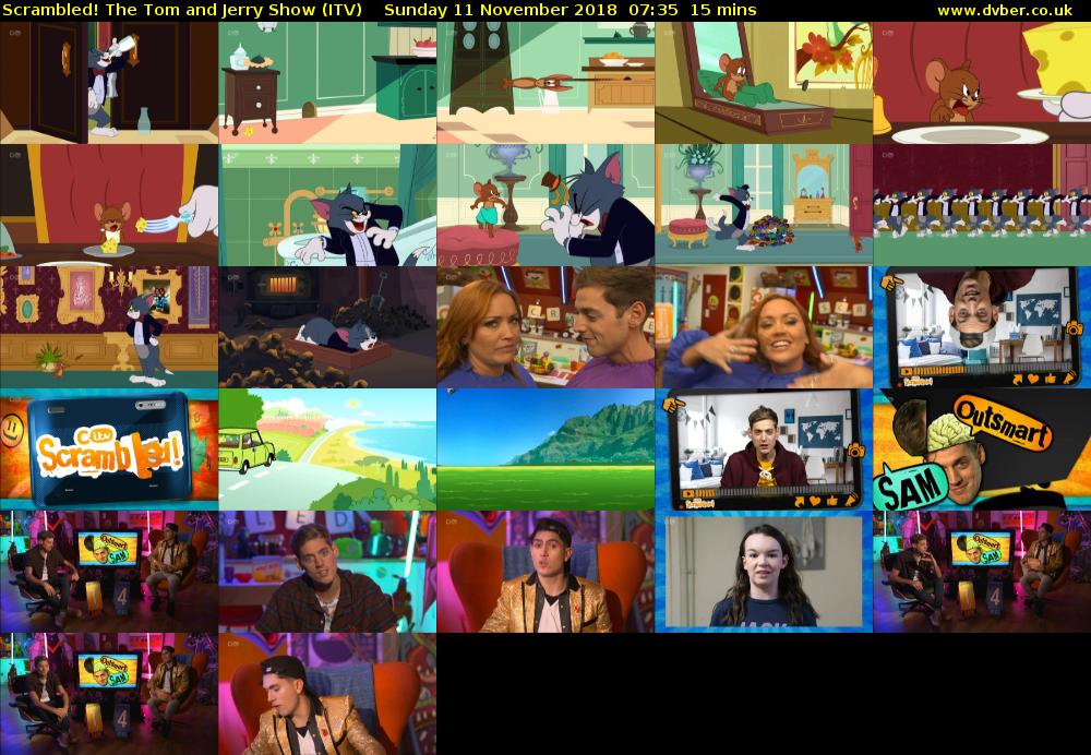 Scrambled! The Tom and Jerry Show (ITV) Sunday 11 November 2018 07:35 - 07:50
