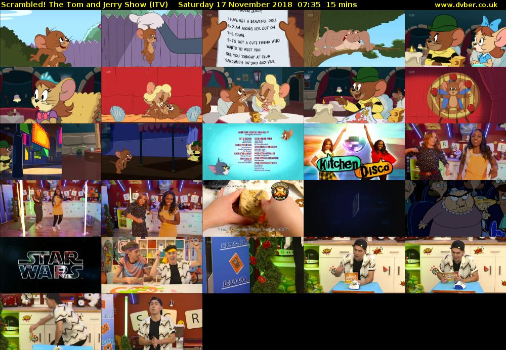 Scrambled! The Tom and Jerry Show (ITV) Saturday 17 November 2018 07:35 - 07:50
