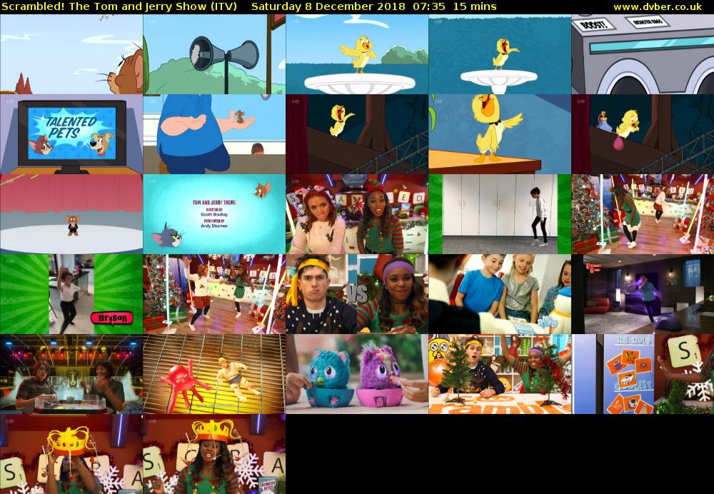 Scrambled! The Tom and Jerry Show (ITV) Saturday 8 December 2018 07:35 - 07:50