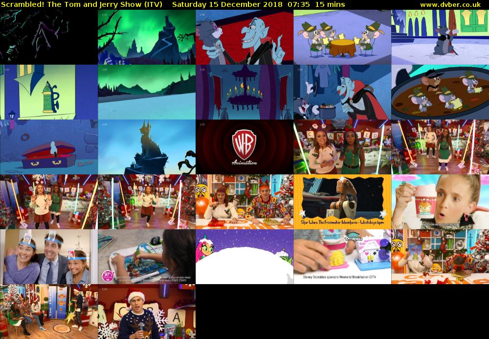 Scrambled! The Tom and Jerry Show (ITV) Saturday 15 December 2018 07:35 - 07:50