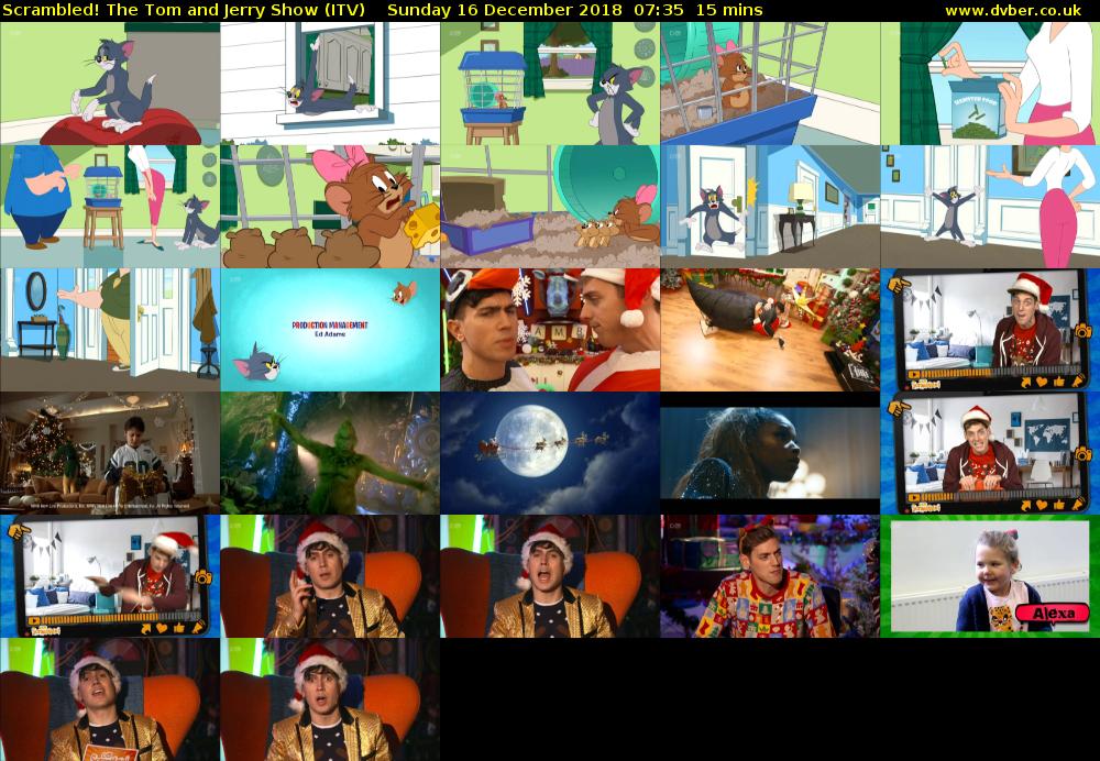 Scrambled! The Tom and Jerry Show (ITV) Sunday 16 December 2018 07:35 - 07:50