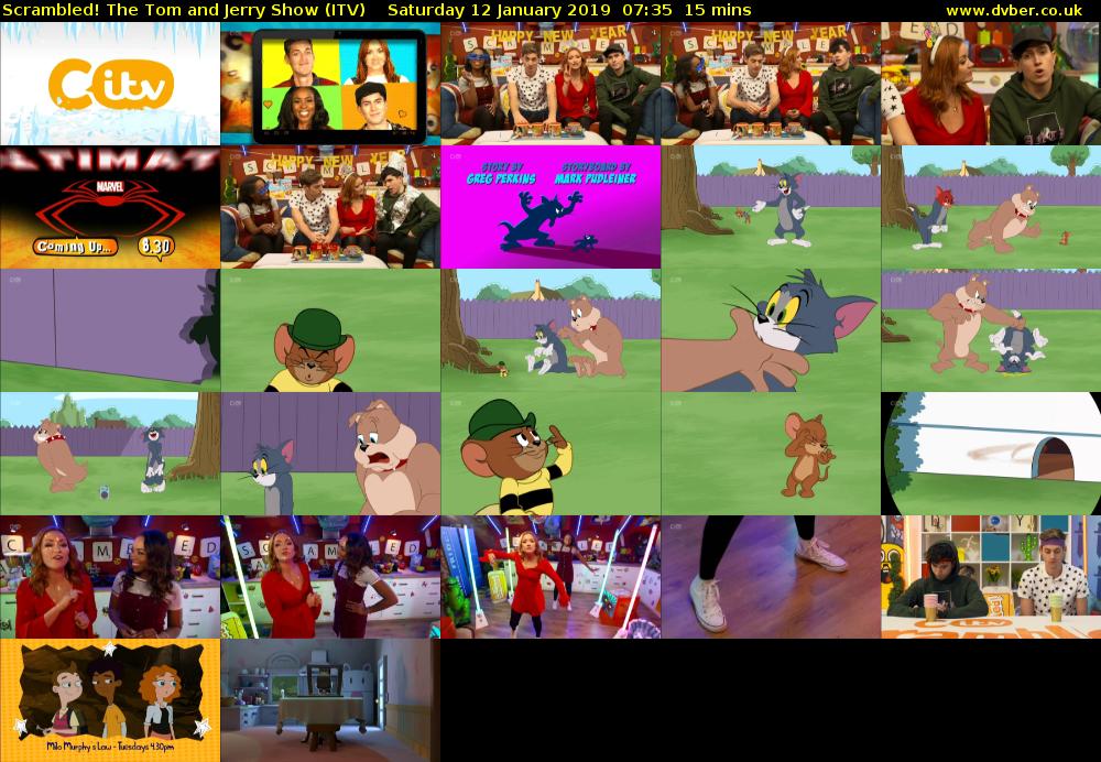 Scrambled! The Tom and Jerry Show (ITV) Saturday 12 January 2019 07:35 - 07:50