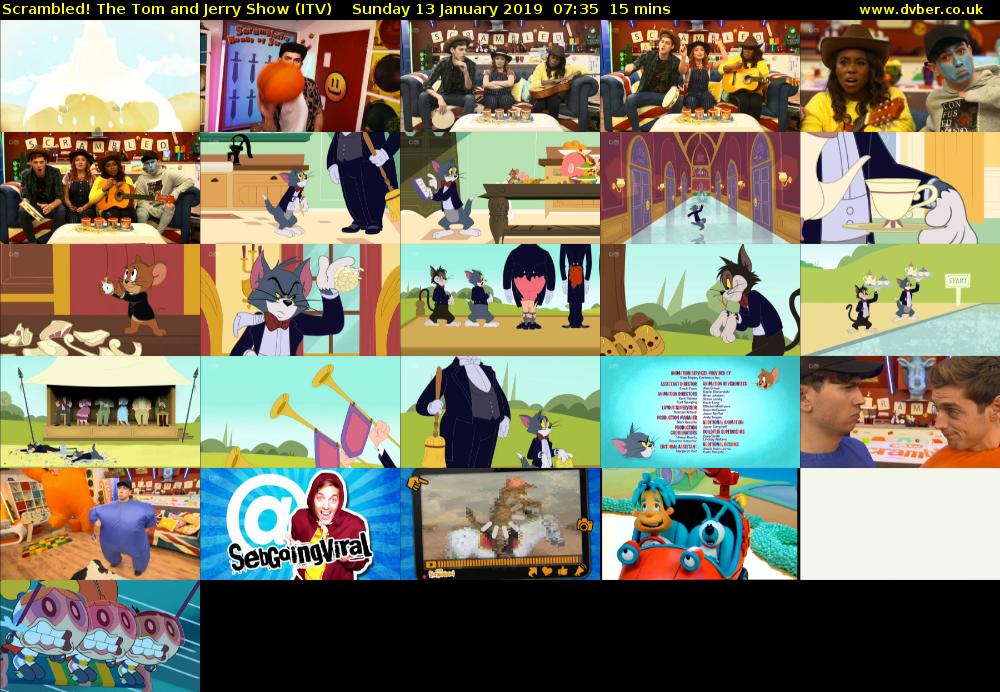 Scrambled! The Tom and Jerry Show (ITV) Sunday 13 January 2019 07:35 - 07:50