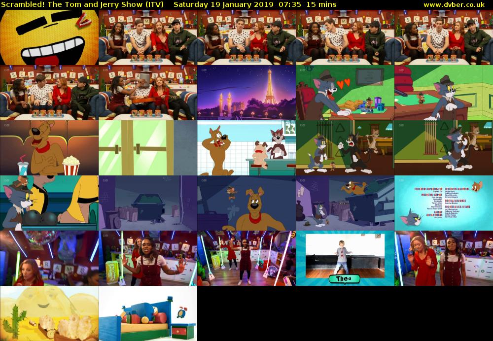 Scrambled! The Tom and Jerry Show (ITV) Saturday 19 January 2019 07:35 - 07:50