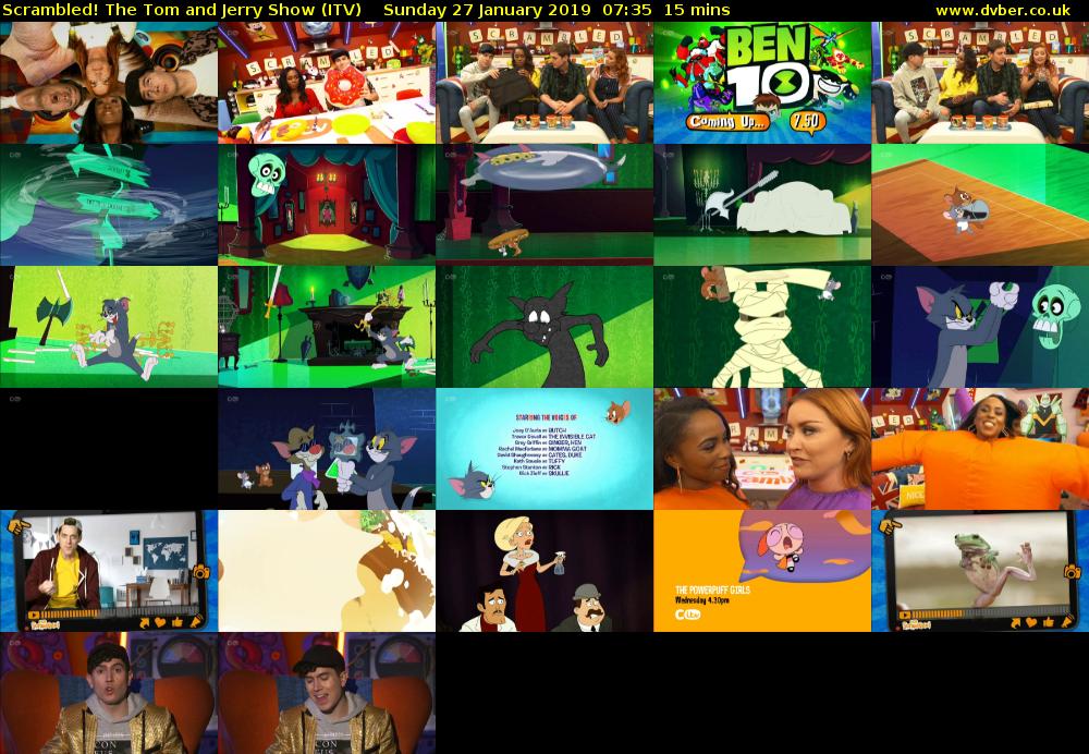 Scrambled! The Tom and Jerry Show (ITV) Sunday 27 January 2019 07:35 - 07:50