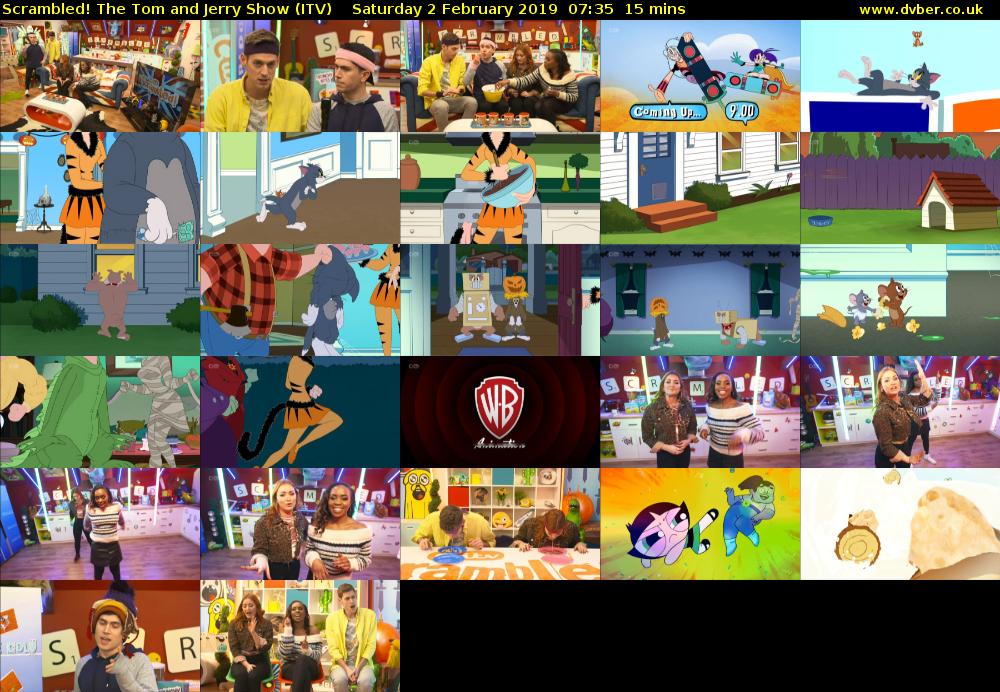 Scrambled! The Tom and Jerry Show (ITV) Saturday 2 February 2019 07:35 - 07:50