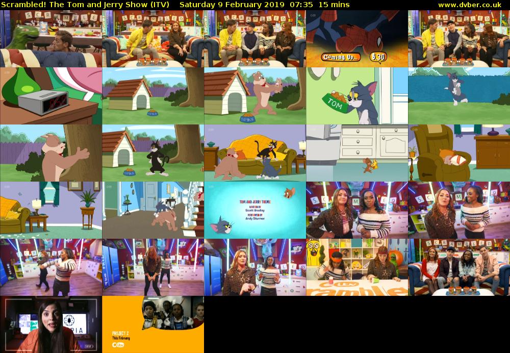 Scrambled! The Tom and Jerry Show (ITV) Saturday 9 February 2019 07:35 - 07:50