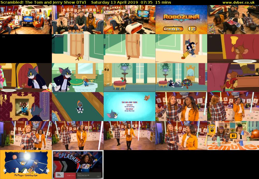 Scrambled! The Tom and Jerry Show (ITV) Saturday 13 April 2019 07:35 - 07:50