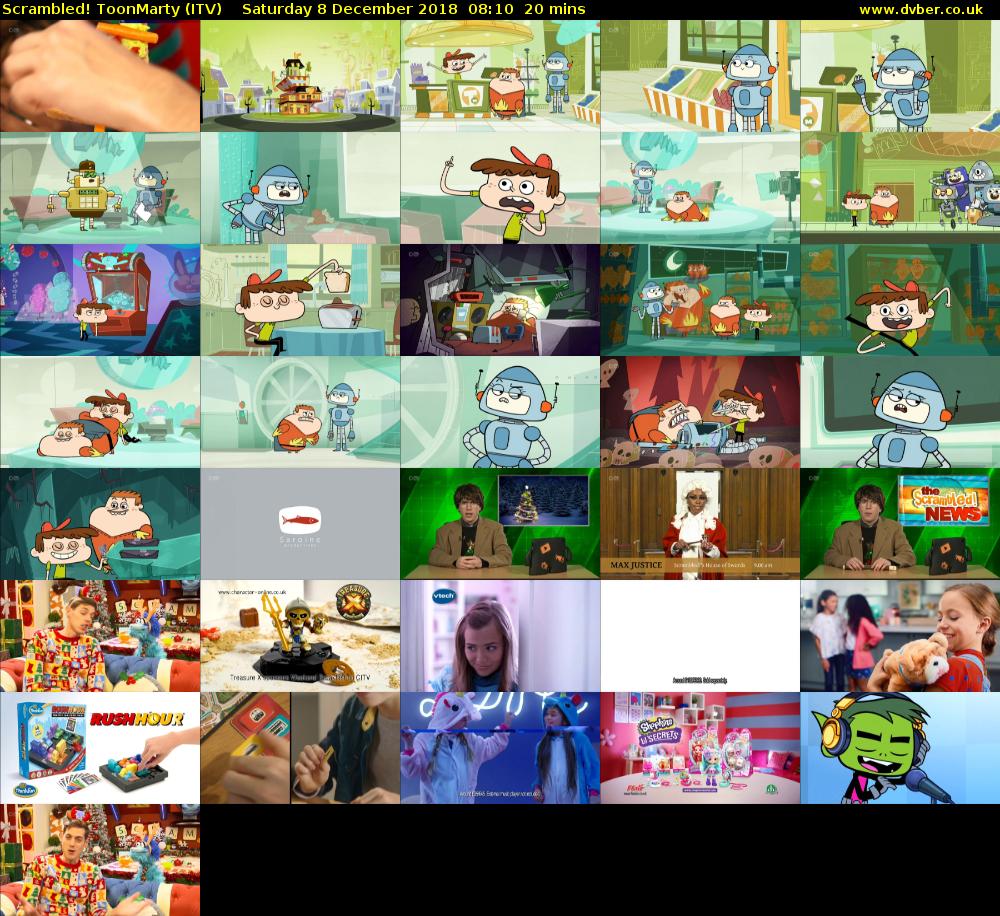 Scrambled! ToonMarty (ITV) Saturday 8 December 2018 08:10 - 08:30