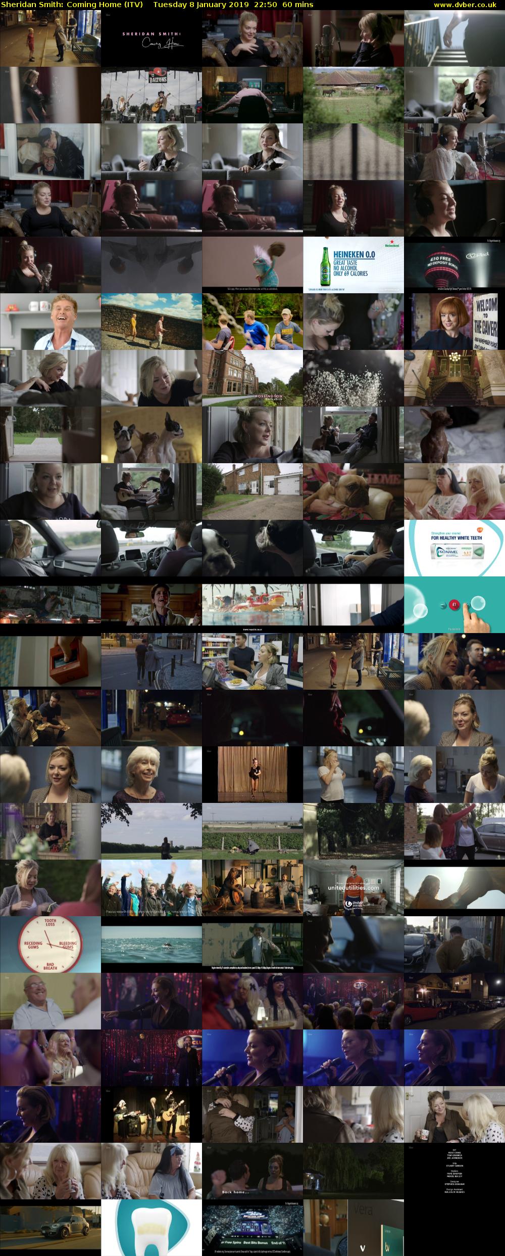 Sheridan Smith: Coming Home (ITV) Tuesday 8 January 2019 22:50 - 23:50