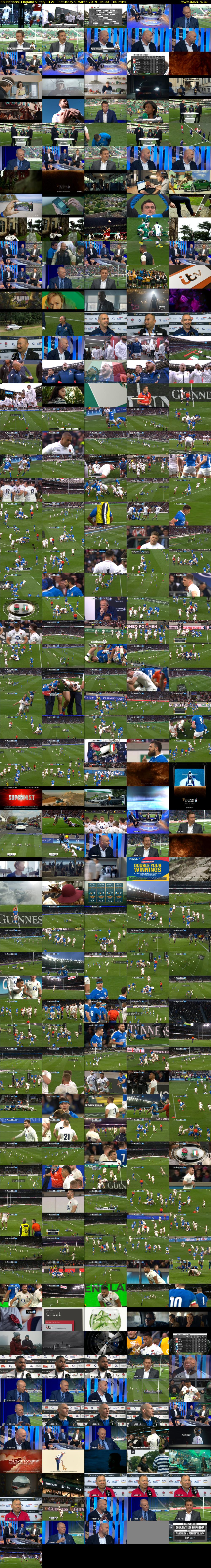 Six Nations: England V Italy (ITV) Saturday 9 March 2019 16:00 - 19:00