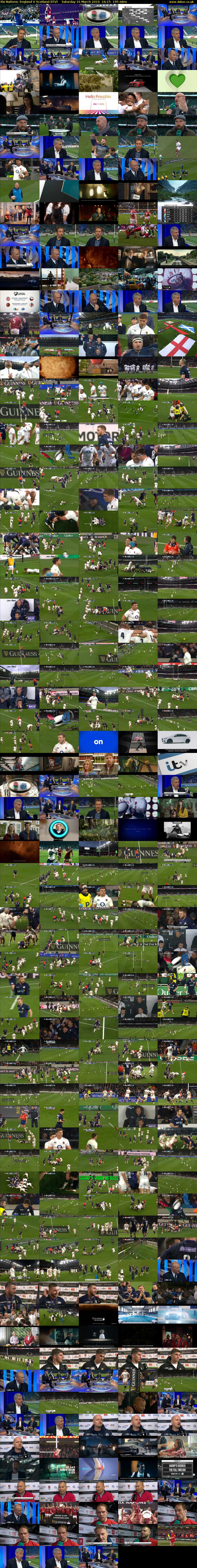 Six Nations: England V Scotland (ITV) Saturday 16 March 2019 16:15 - 19:30
