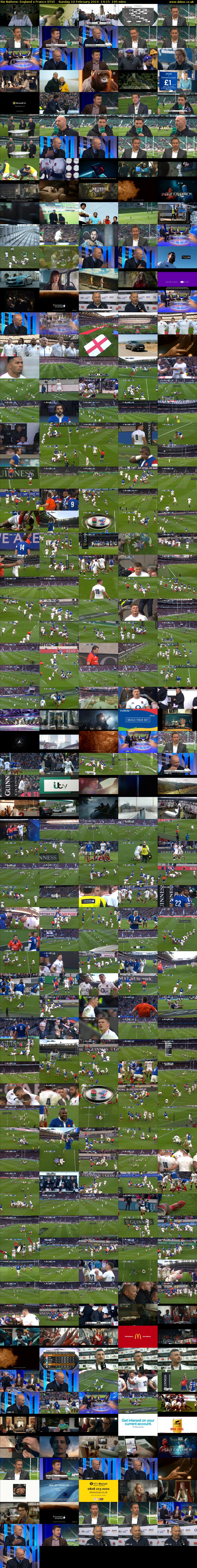 Six Nations: England v France (ITV) Sunday 10 February 2019 14:15 - 17:30