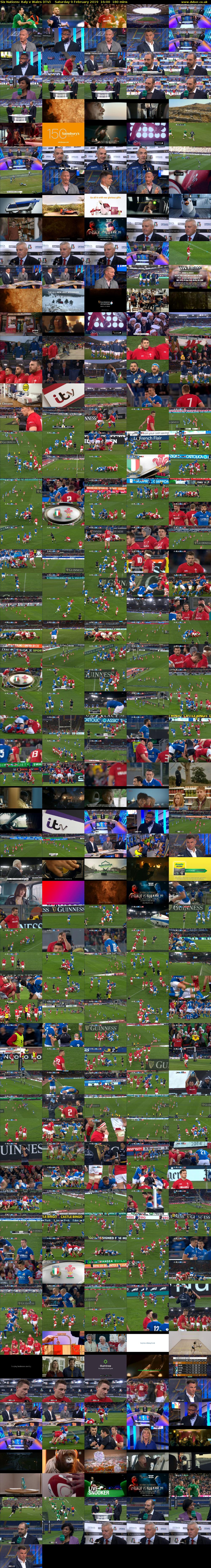 Six Nations: Italy v Wales (ITV) Saturday 9 February 2019 16:00 - 19:00