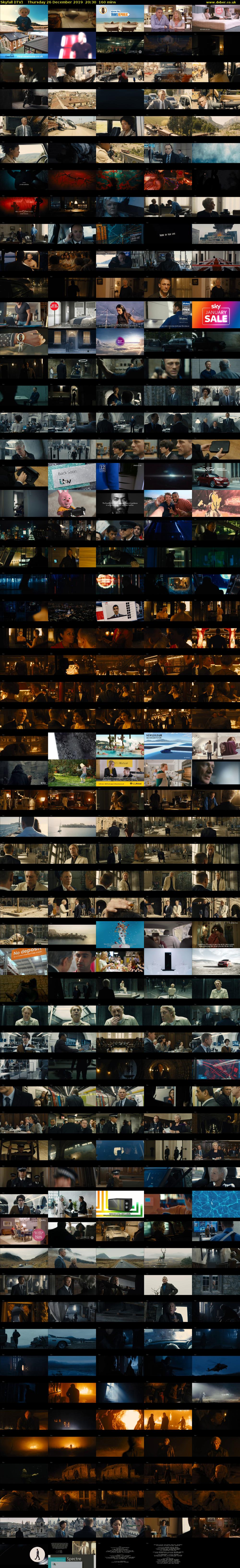 Skyfall (ITV) Thursday 26 December 2019 20:30 - 23:10