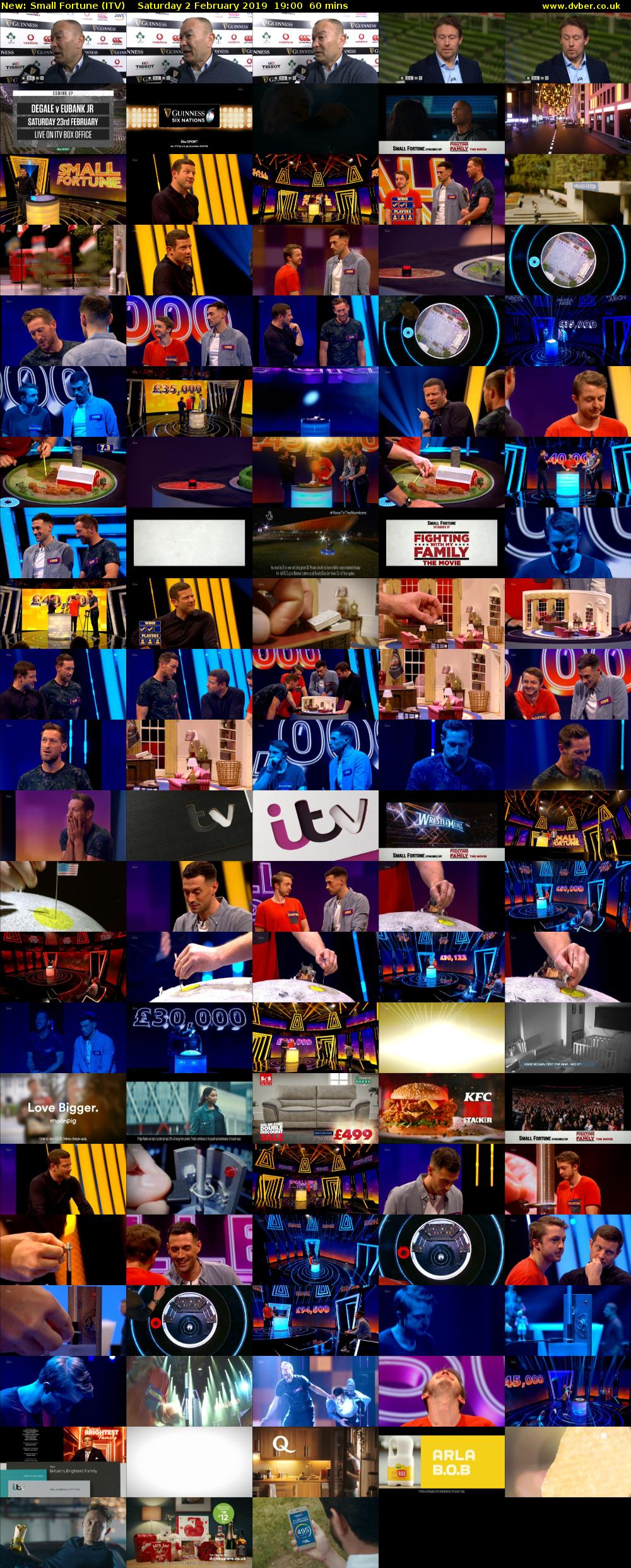 Small Fortune (ITV) Saturday 2 February 2019 19:00 - 20:00