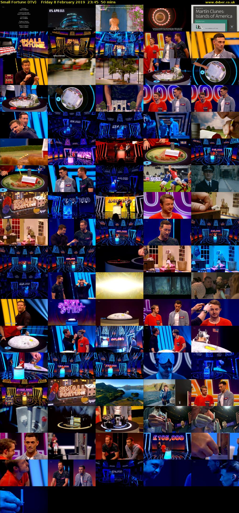 Small Fortune (ITV) Friday 8 February 2019 23:45 - 00:35