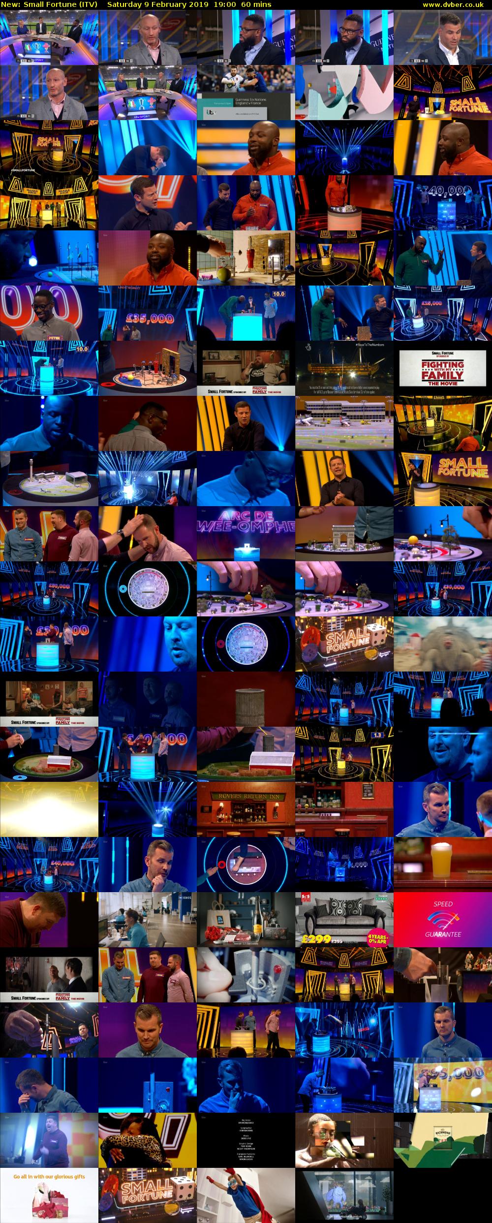 Small Fortune (ITV) Saturday 9 February 2019 19:00 - 20:00