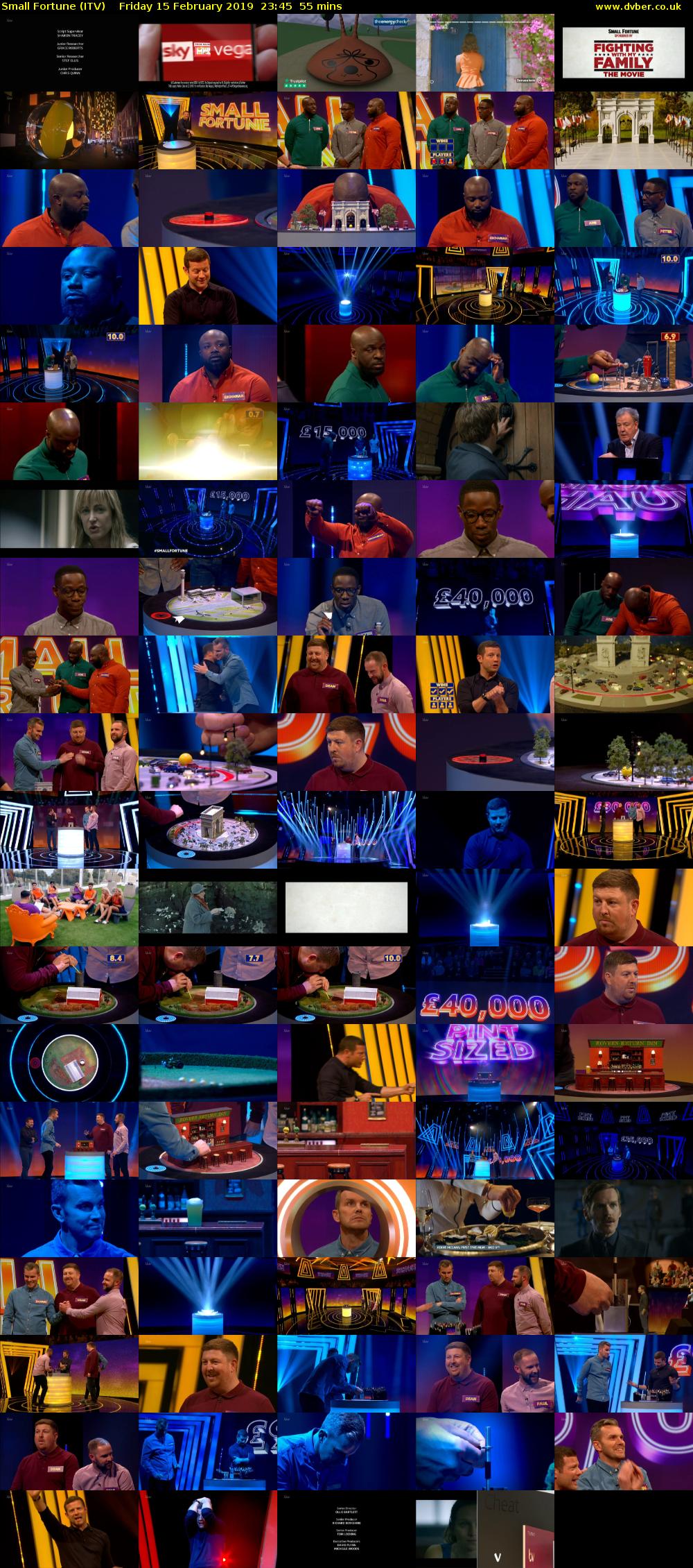 Small Fortune (ITV) Friday 15 February 2019 23:45 - 00:40