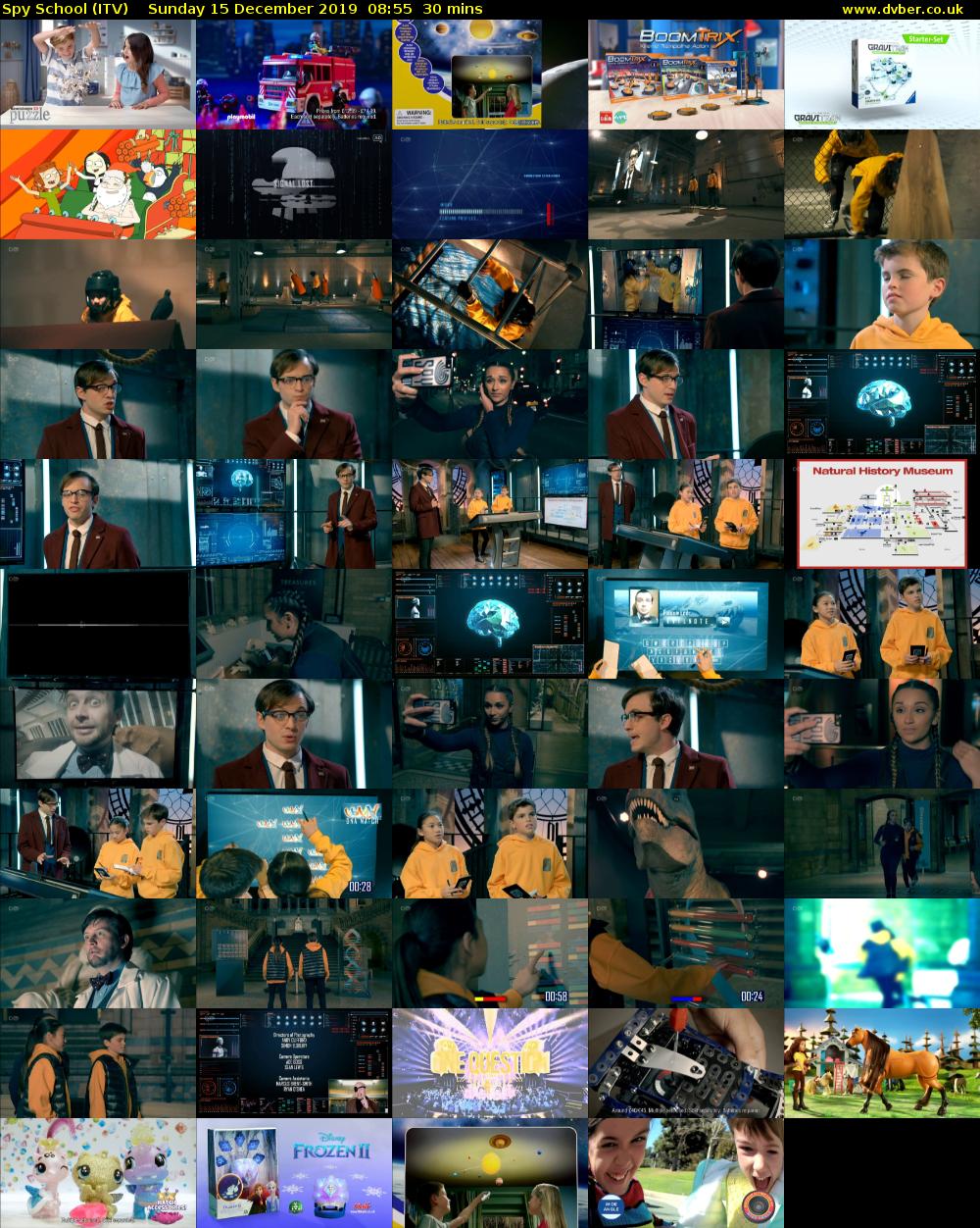 Spy School (ITV) Sunday 15 December 2019 08:55 - 09:25