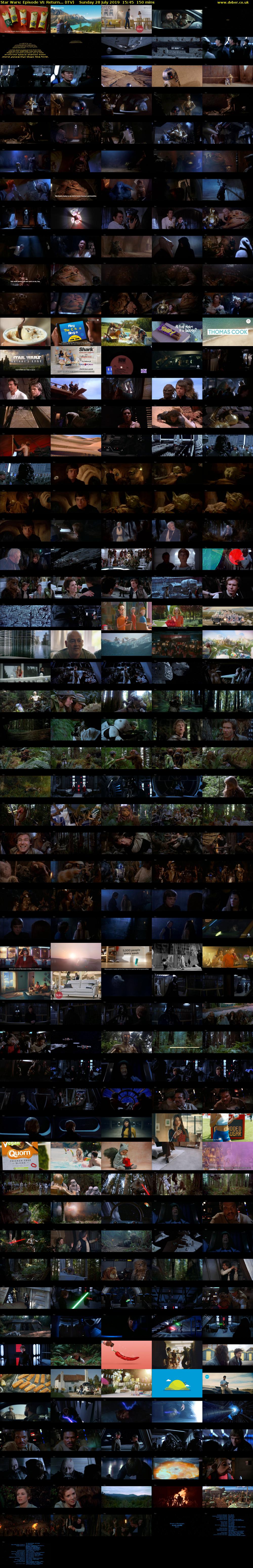 Star Wars: Episode VI: Return... (ITV) Sunday 28 July 2019 15:45 - 18:15