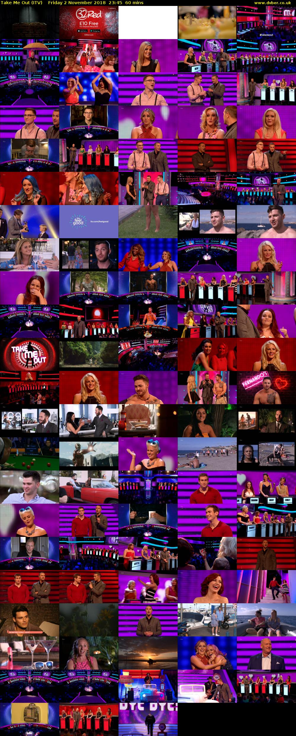 Take Me Out (ITV) Friday 2 November 2018 23:45 - 00:45