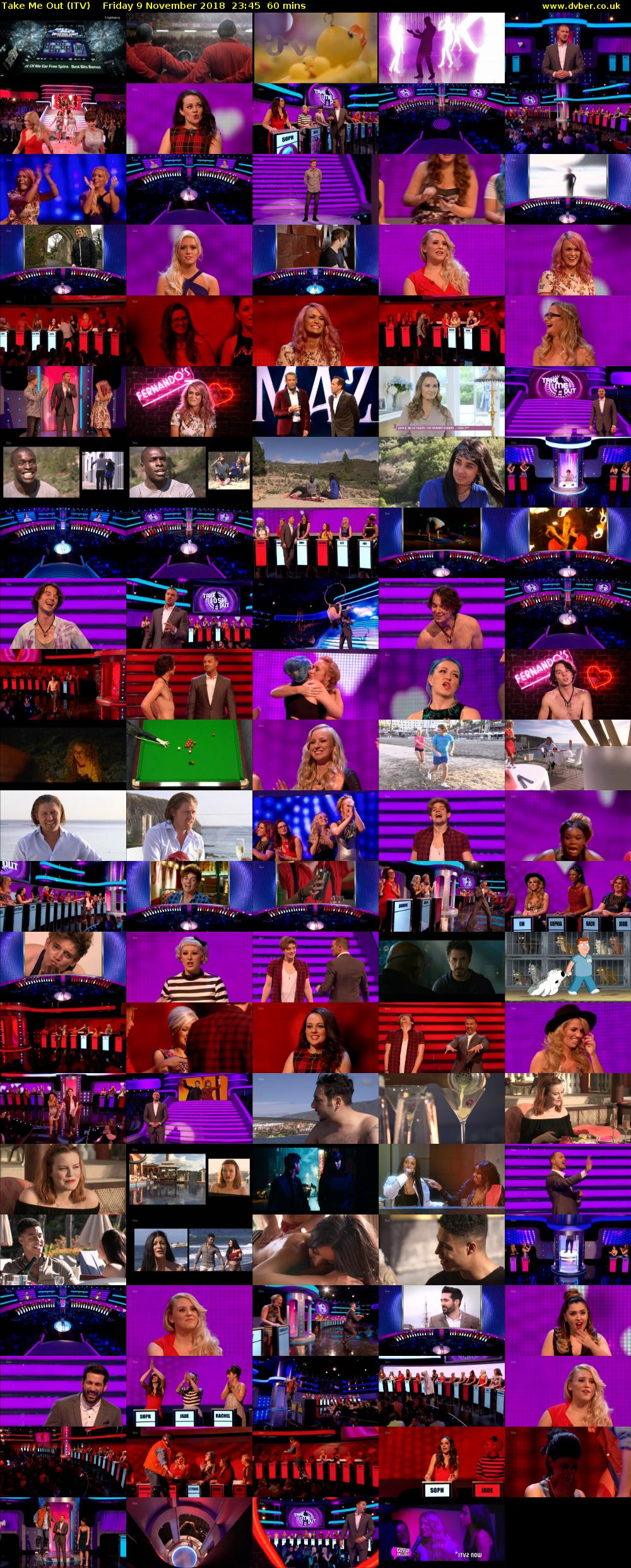 Take Me Out (ITV) Friday 9 November 2018 23:45 - 00:45