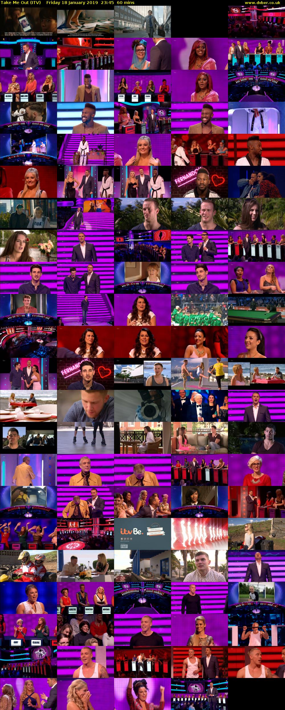 Take Me Out (ITV) Friday 18 January 2019 23:45 - 00:45