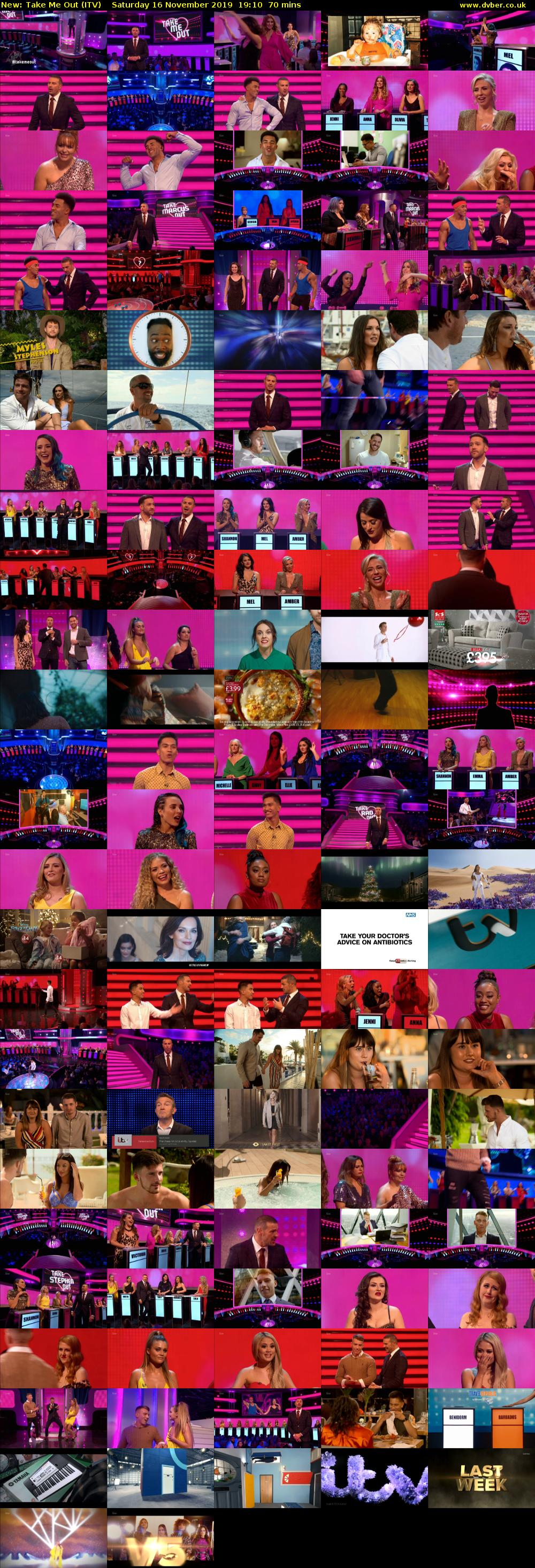 Take Me Out (ITV) Saturday 16 November 2019 19:10 - 20:20