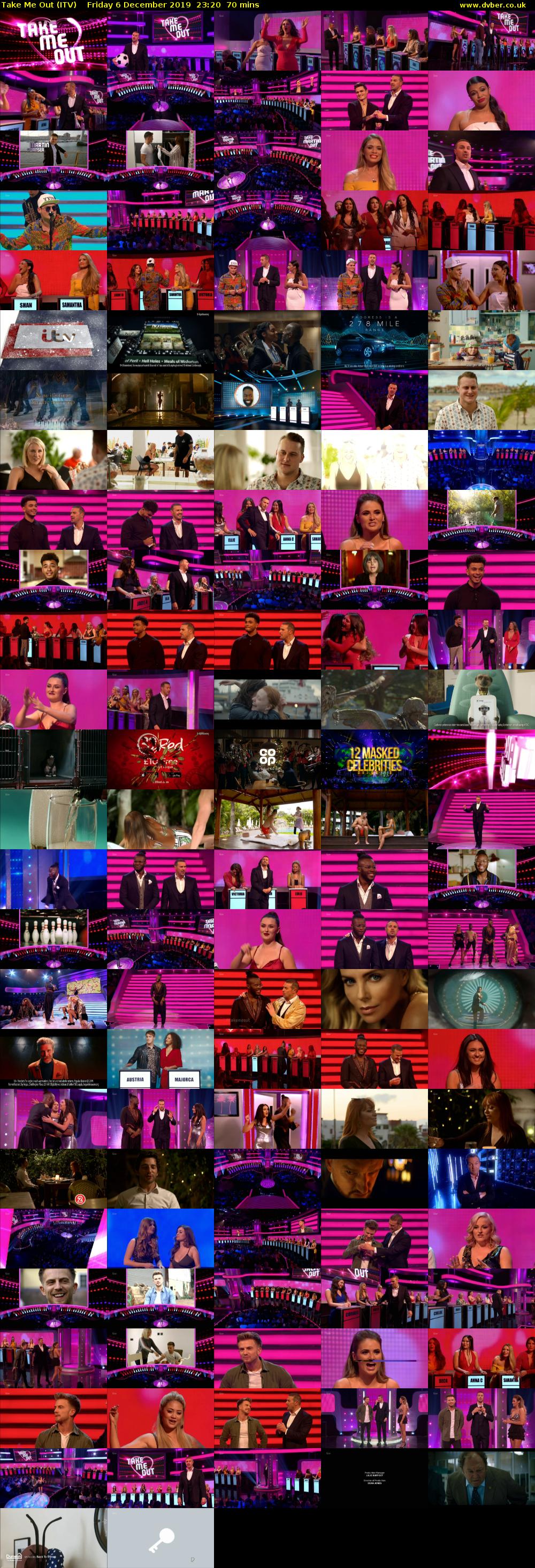 Take Me Out (ITV) Friday 6 December 2019 23:20 - 00:30