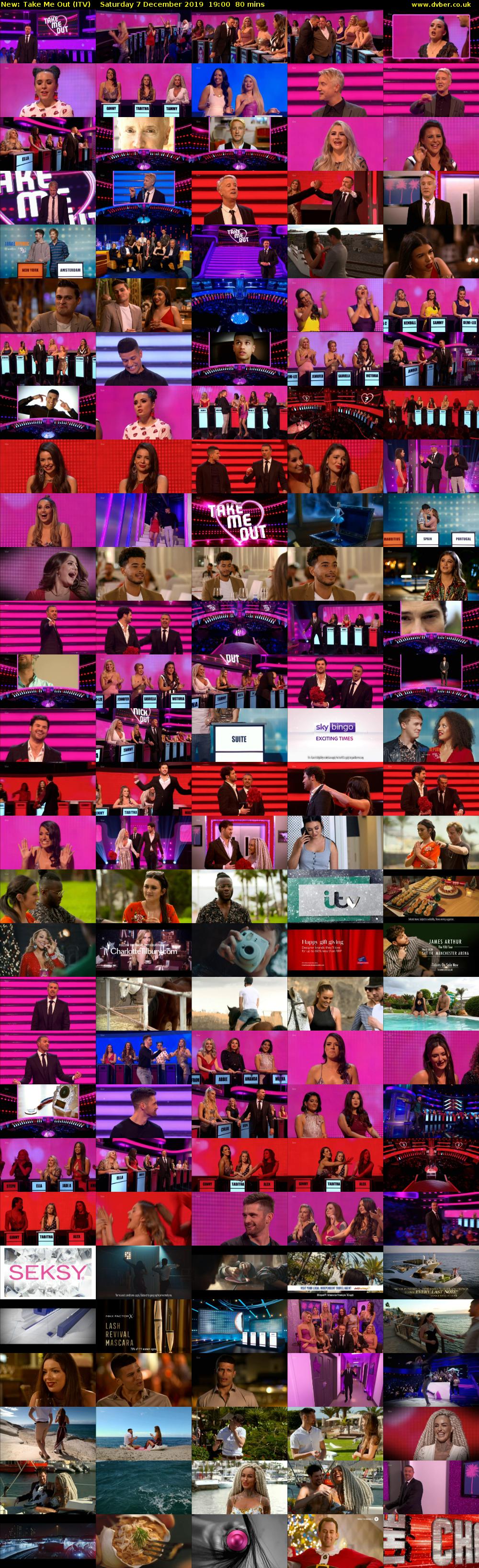 Take Me Out (ITV) Saturday 7 December 2019 19:00 - 20:20
