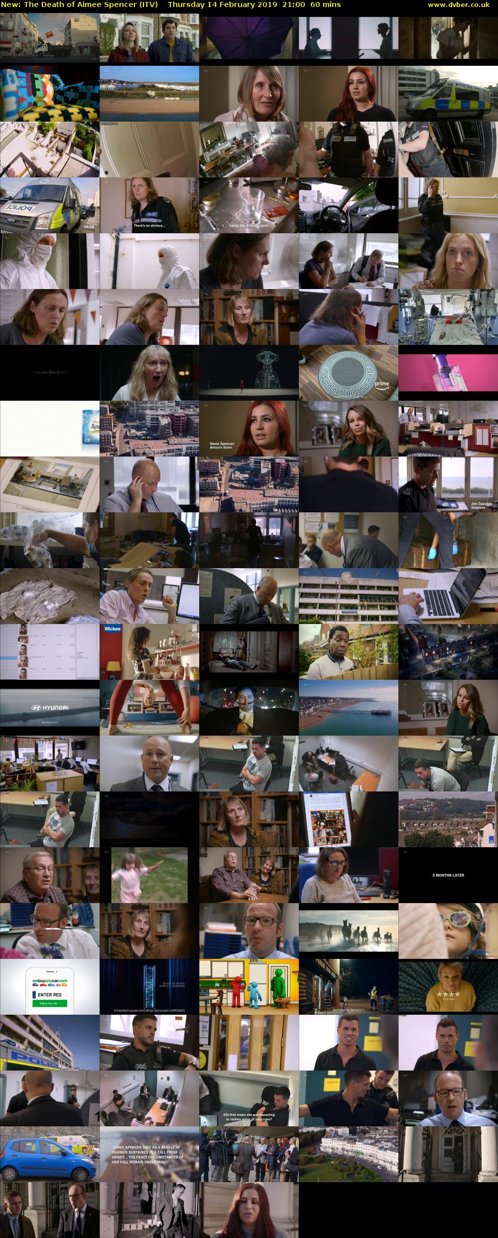 The Death of Aimee Spencer (ITV) Thursday 14 February 2019 21:00 - 22:00
