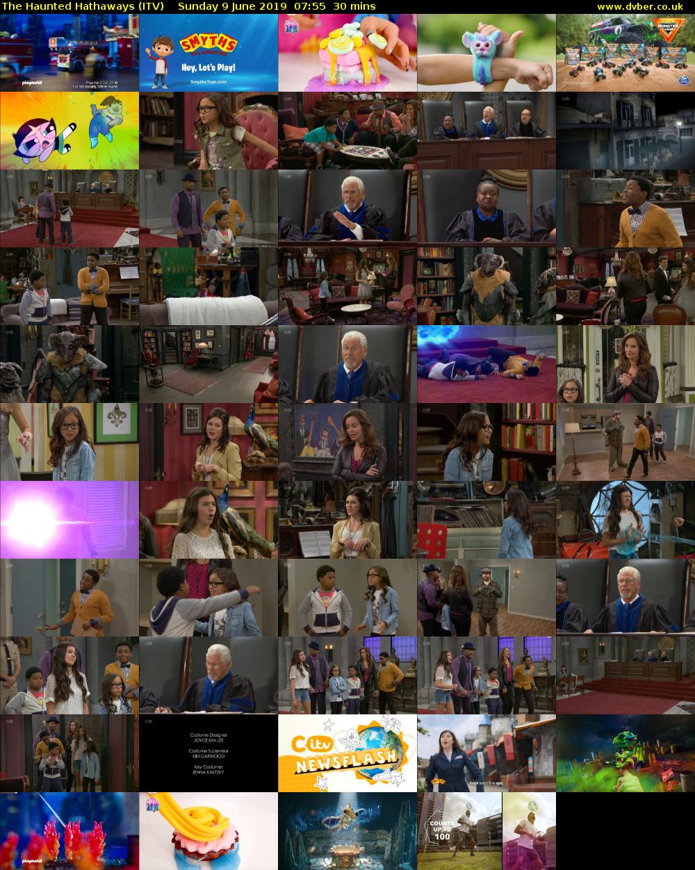 The Haunted Hathaways (ITV) Sunday 9 June 2019 07:55 - 08:25