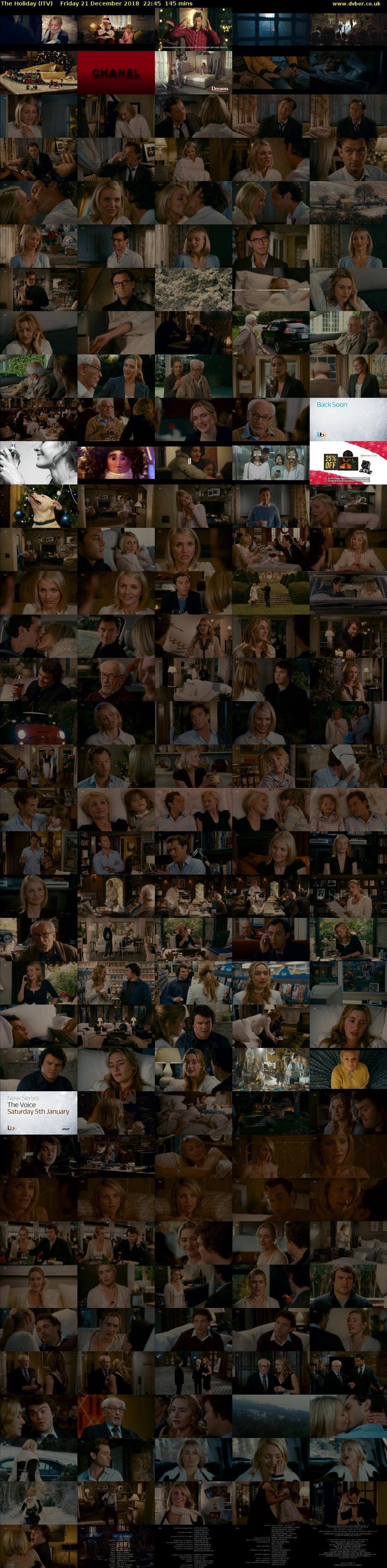 The Holiday (ITV) Friday 21 December 2018 22:45 - 01:10