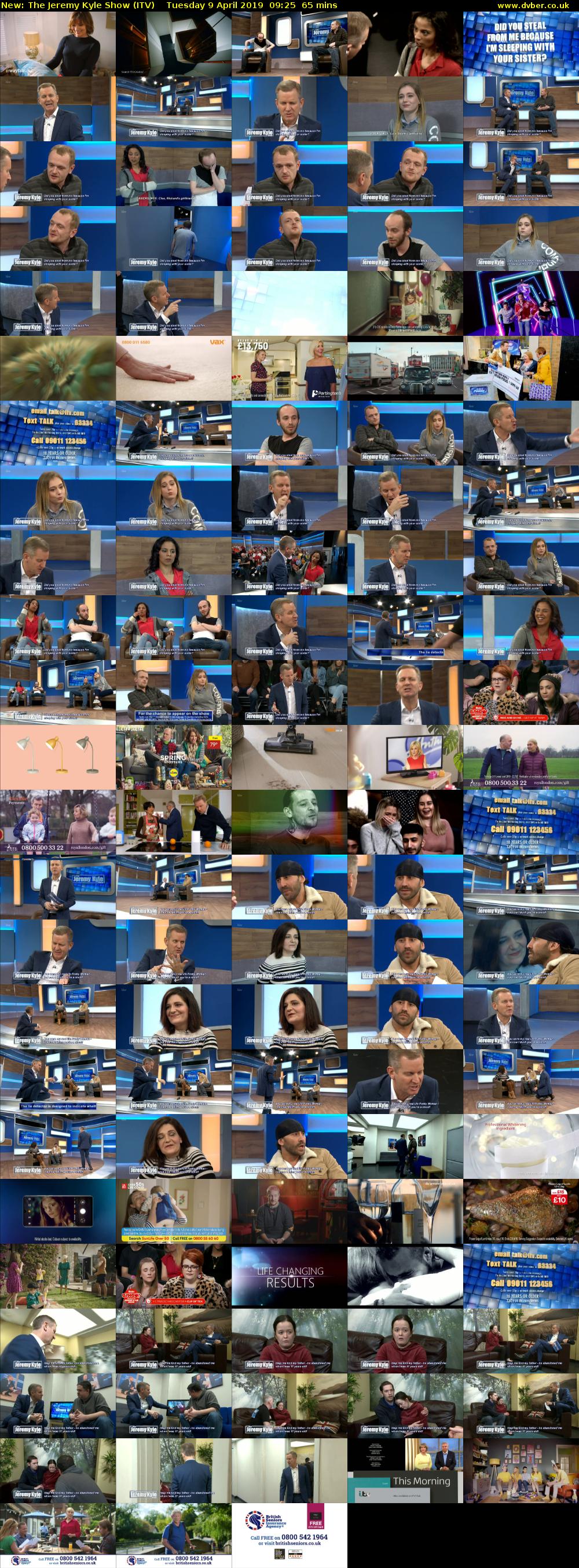 The Jeremy Kyle Show (ITV) Tuesday 9 April 2019 09:25 - 10:30
