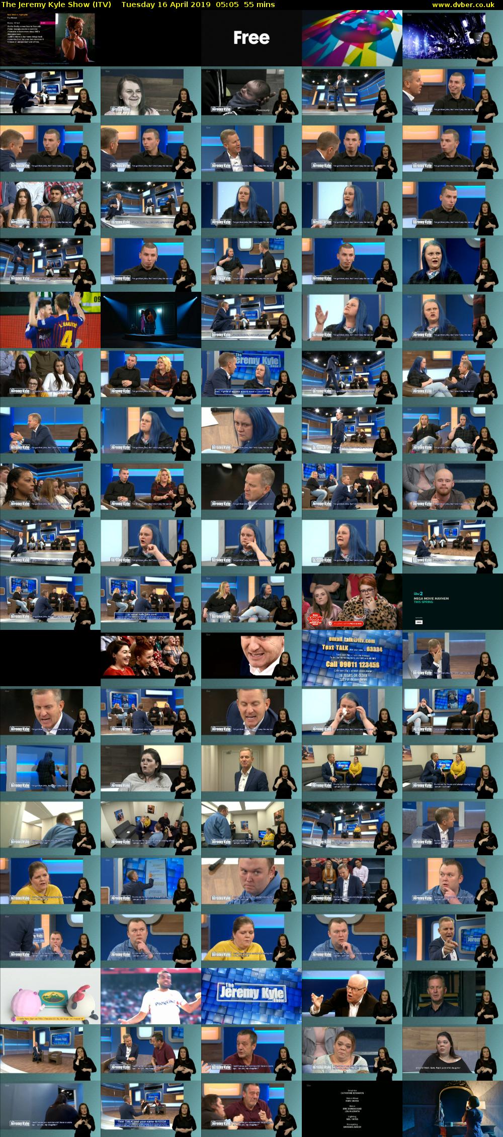 The Jeremy Kyle Show (ITV) Tuesday 16 April 2019 05:05 - 06:00