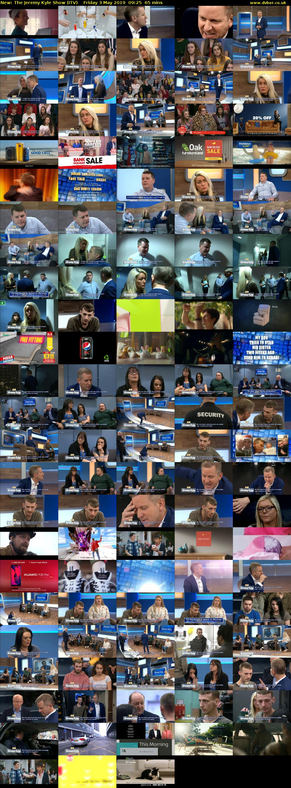 The Jeremy Kyle Show (ITV) Friday 3 May 2019 09:25 - 10:30